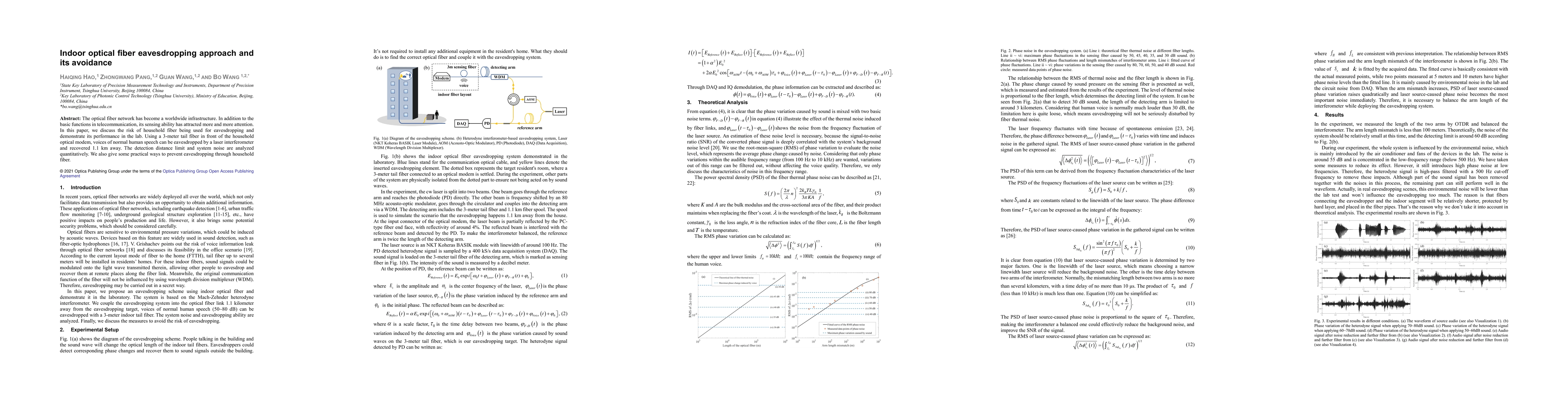 Thumbnail for Indoor optical fiber eavesdropping approach and its avoidance