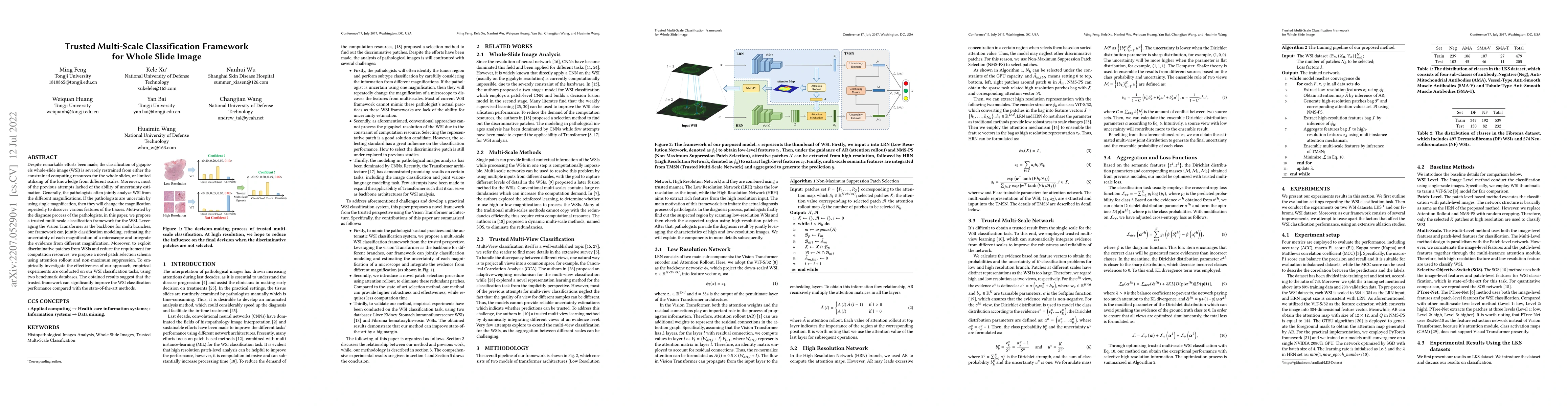 Thumbnail for Trusted Multi-Scale Classification Framework for Whole Slide Image