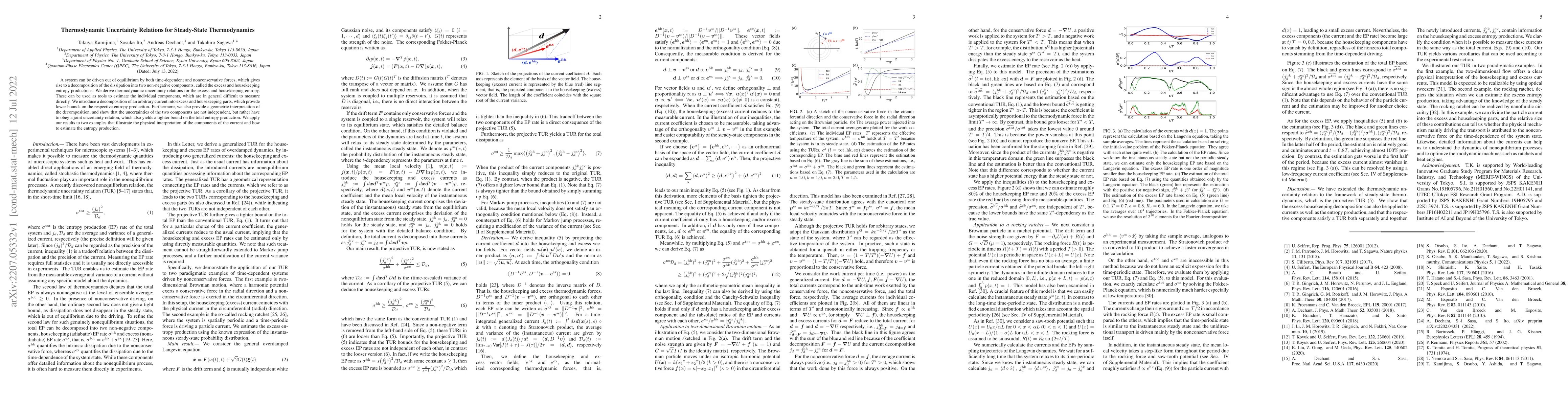 Thumbnail for Thermodynamic Uncertainty Relations for Steady-State Thermodynamics