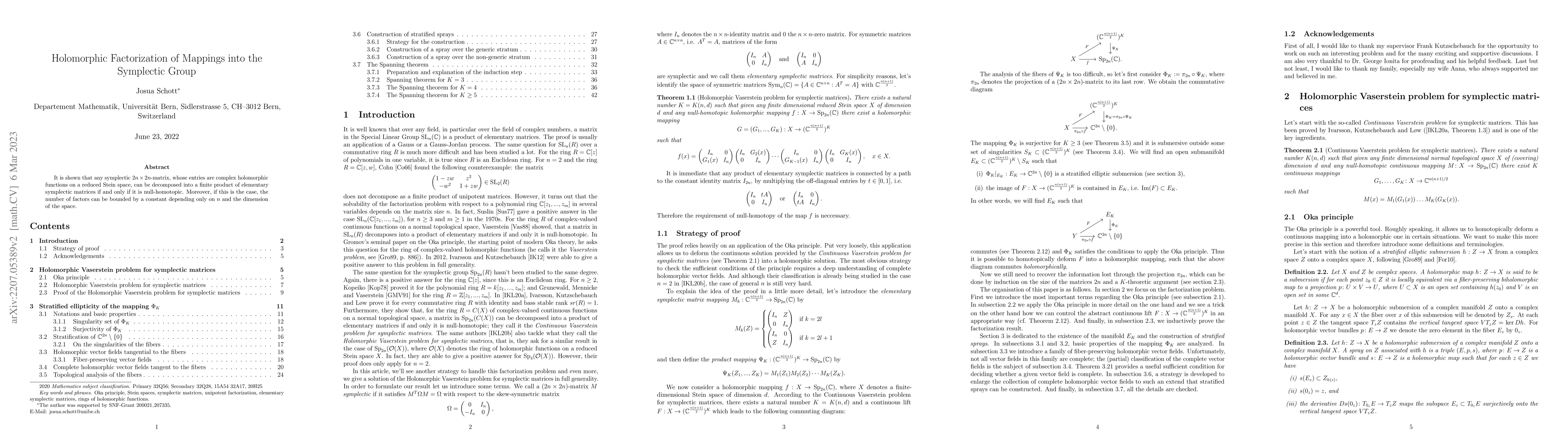 Thumbnail for Holomorphic Factorization of Mappings into the Symplectic Group