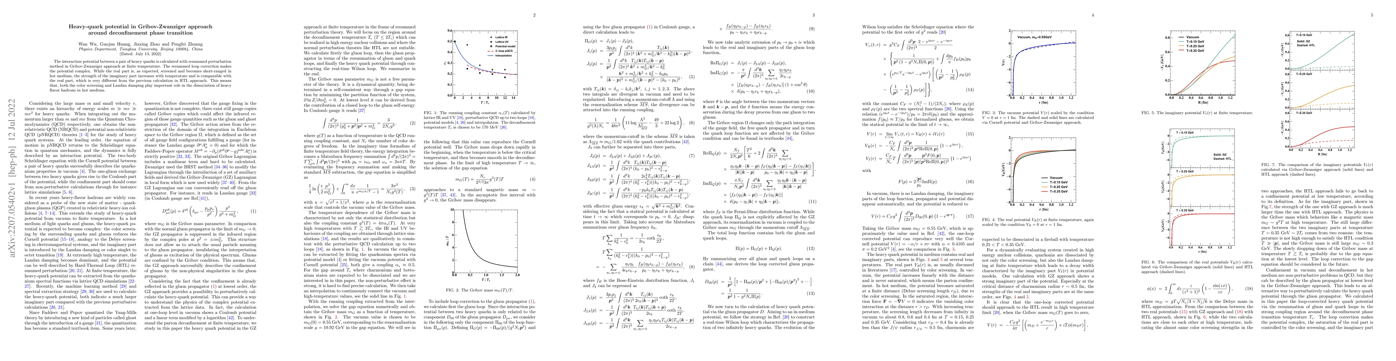 Thumbnail for Heavy-quark potential in Gribov-Zwanziger approach around deconfinement
  phase transition