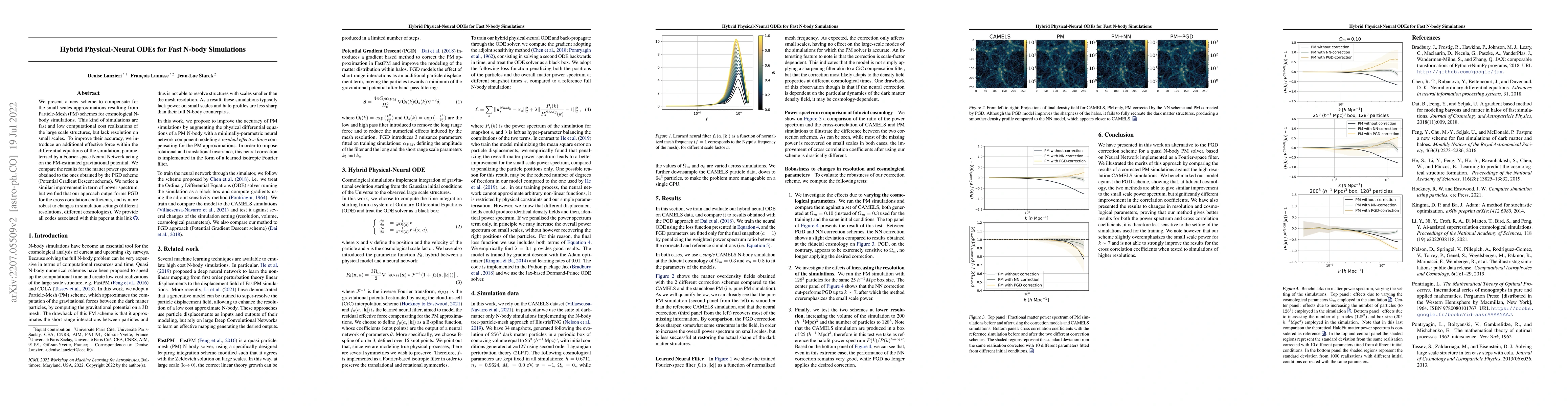 Thumbnail for Hybrid Physical-Neural ODEs for Fast N-body Simulations