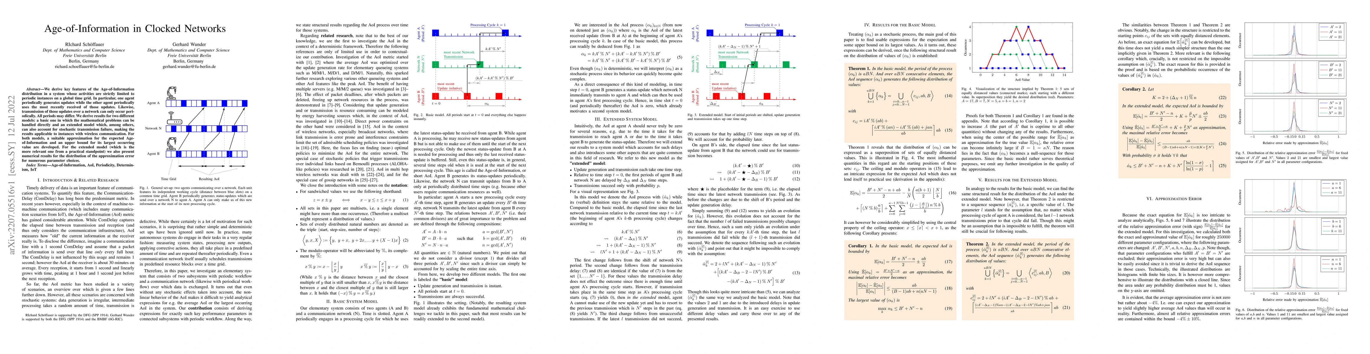Thumbnail for Age-of-Information in Clocked Networks