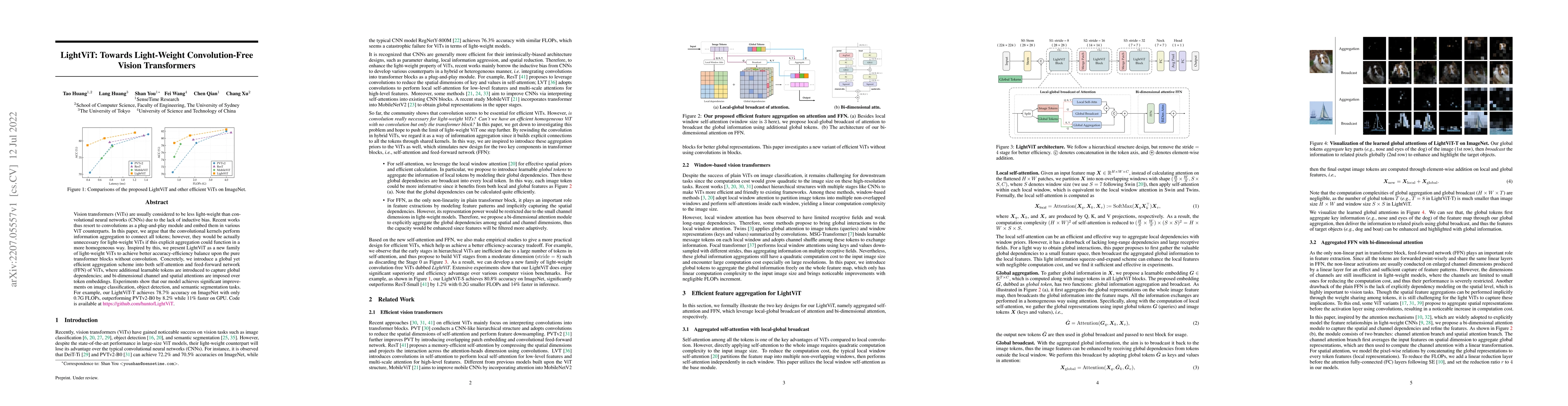 Thumbnail for LightViT: Towards Light-Weight Convolution-Free Vision Transformers