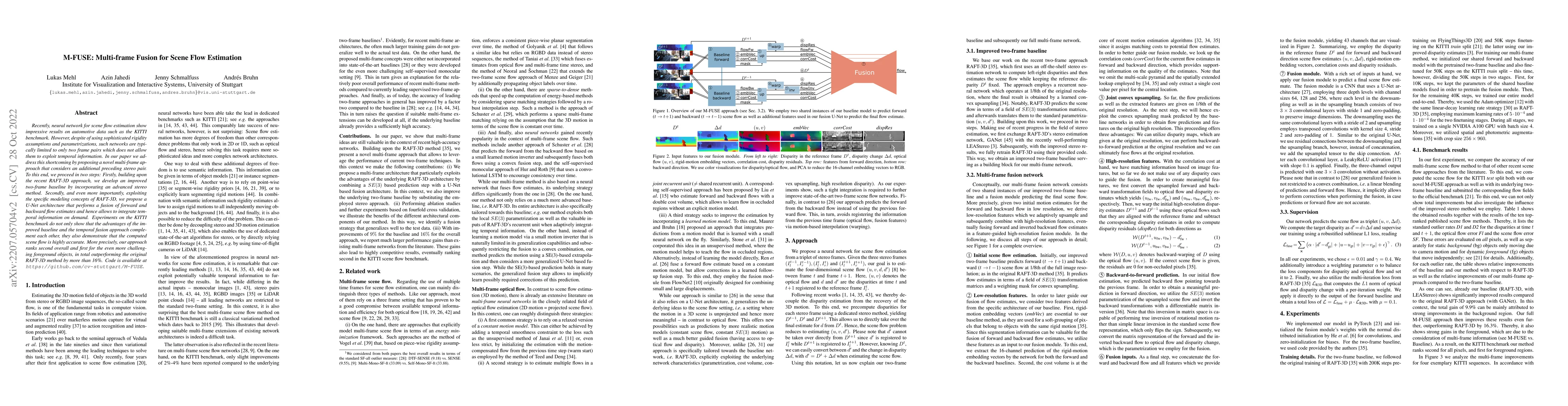 Thumbnail for M-FUSE: Multi-frame Fusion for Scene Flow Estimation