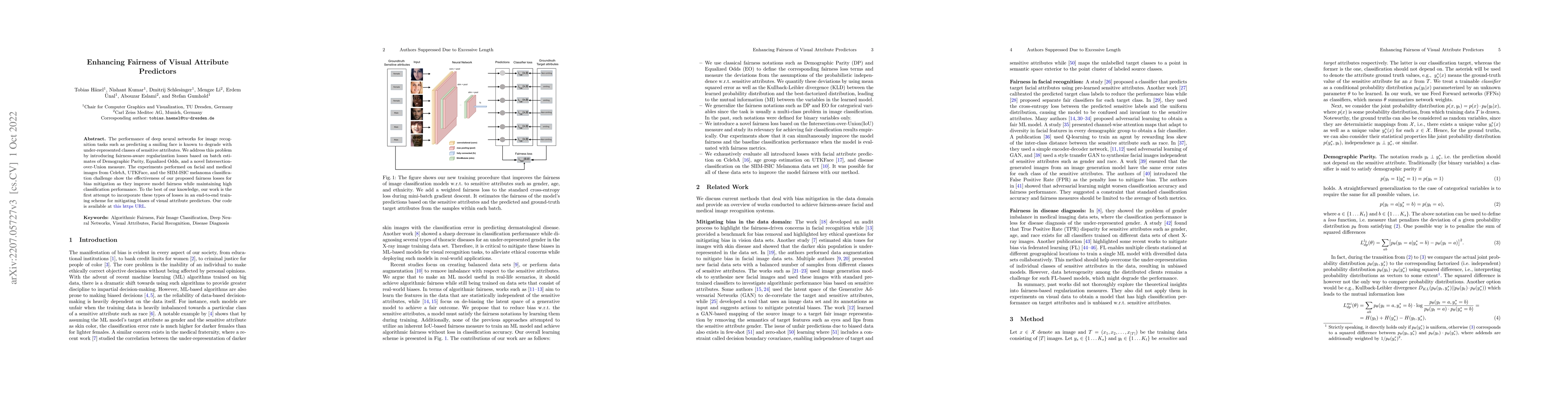 Thumbnail for Enhancing Fairness of Visual Attribute Predictors