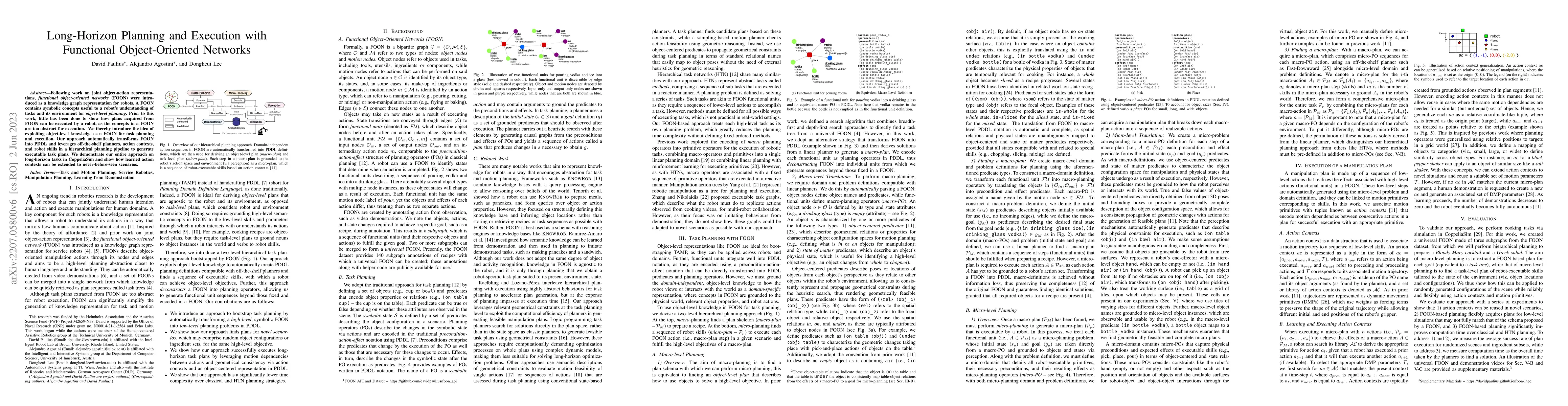 Thumbnail for Long-Horizon Planning and Execution with Functional Object-Oriented
  Networks