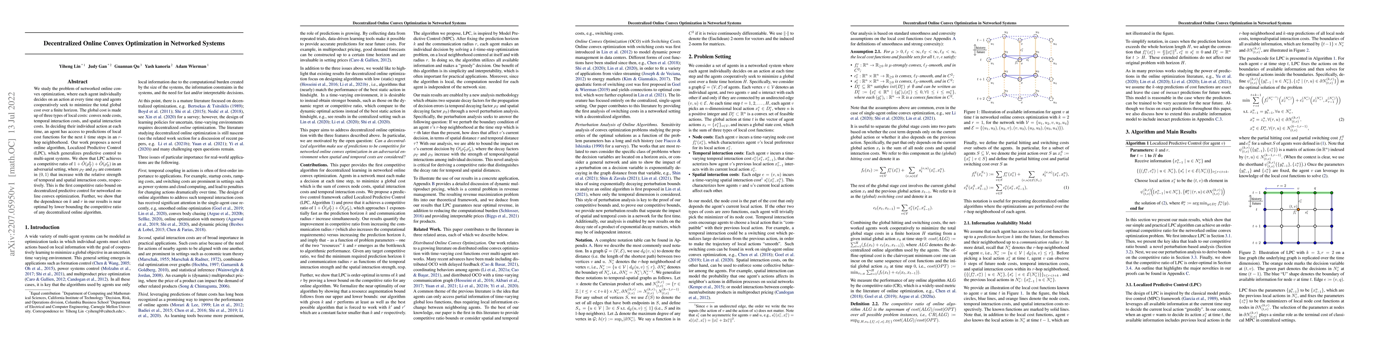 Thumbnail for Decentralized Online Convex Optimization in Networked Systems