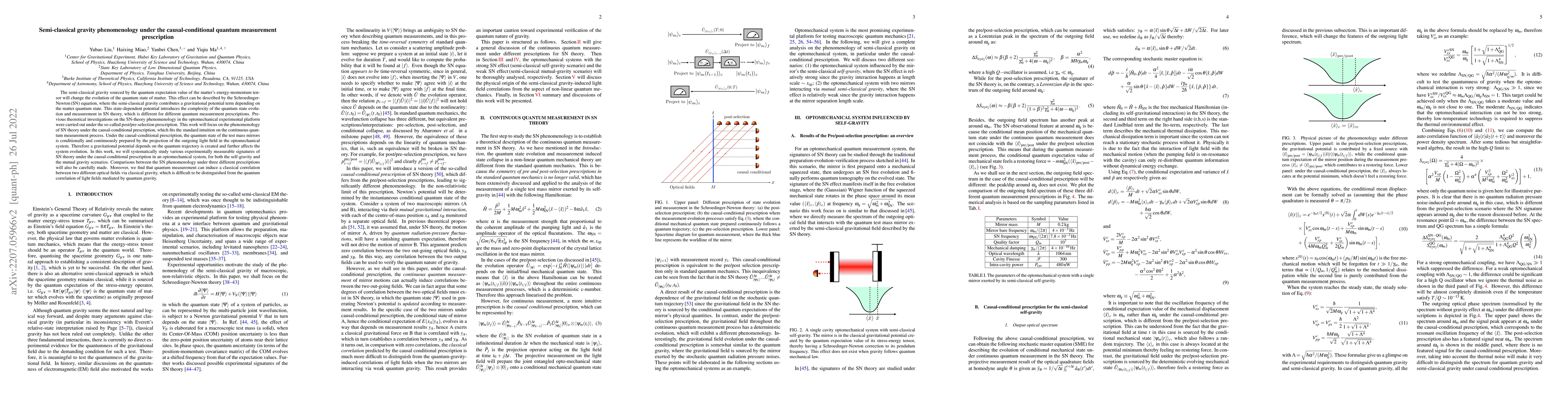 Thumbnail for Semi-classical gravity phenomenology under the causal-conditional
  quantum measurement prescription