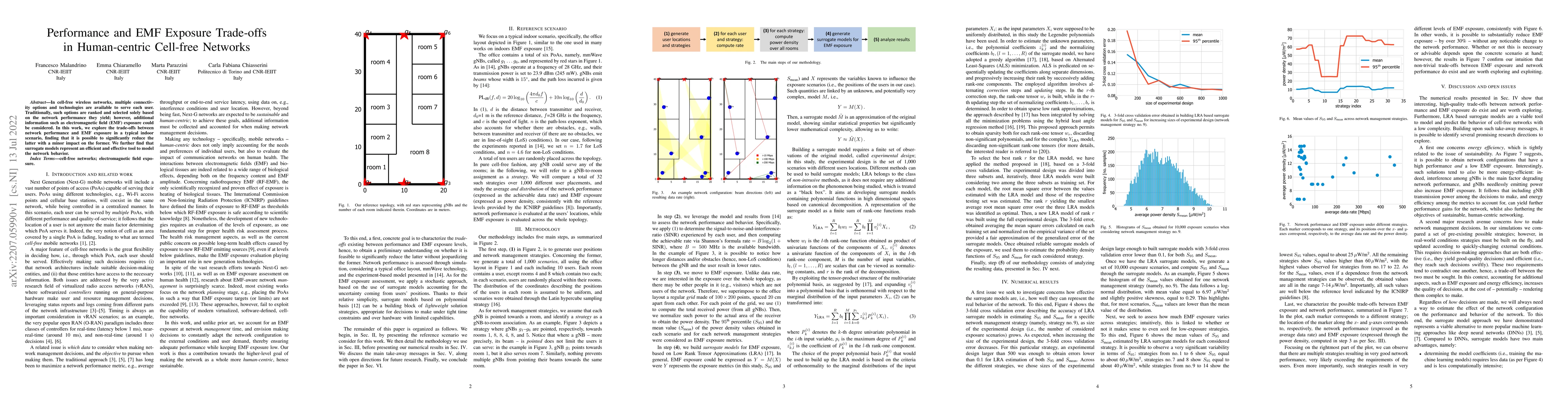 Thumbnail for Performance and EMF Exposure Trade-offs in Human-centric Cell-free
  Networks