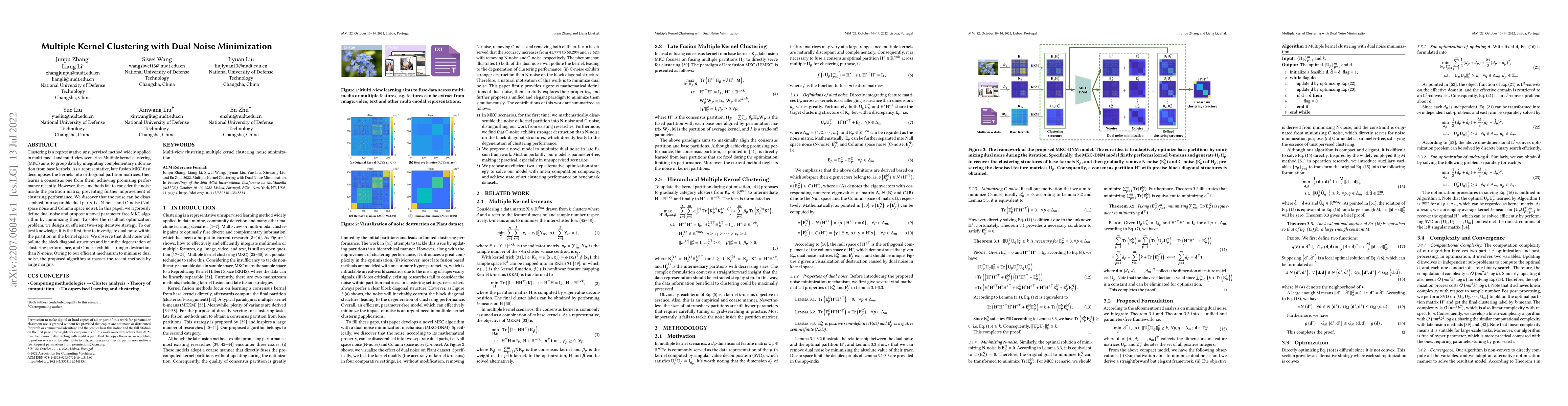 Thumbnail for Multiple Kernel Clustering with Dual Noise Minimization