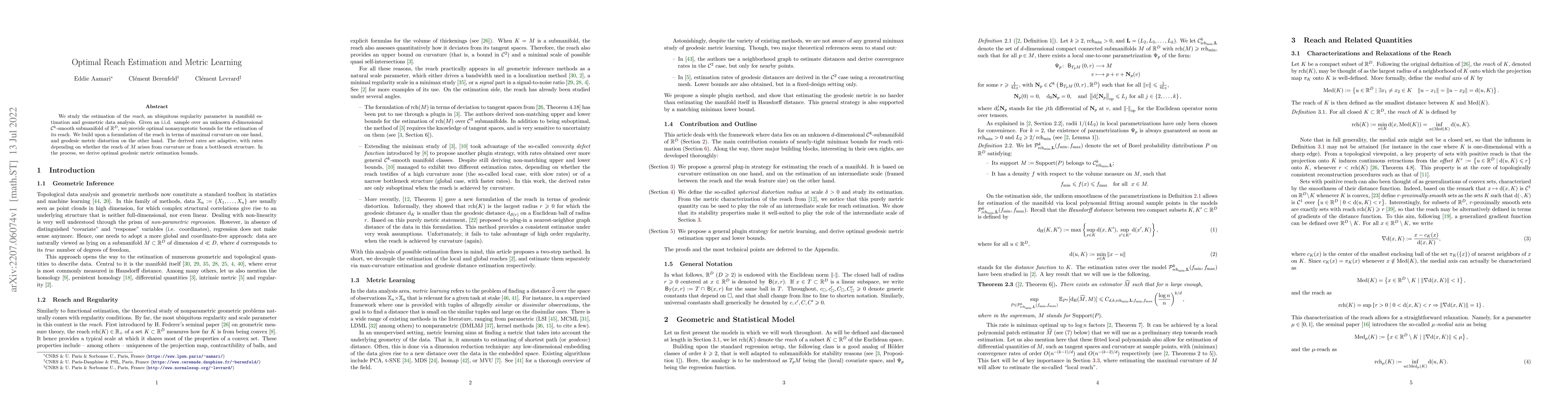 Thumbnail for Optimal Reach Estimation and Metric Learning