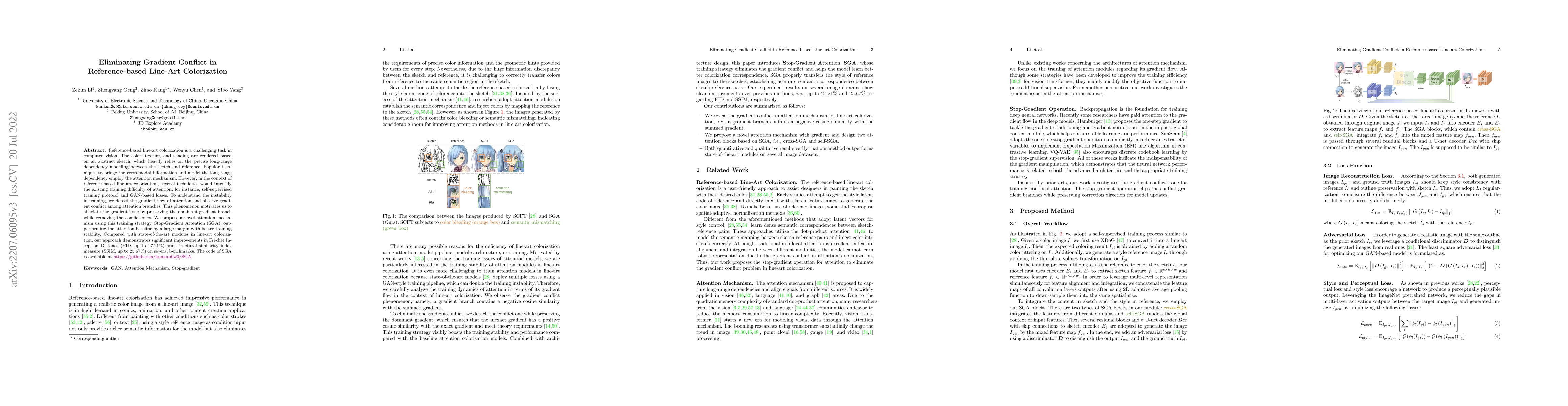 Thumbnail for Eliminating Gradient Conflict in Reference-based Line-Art Colorization