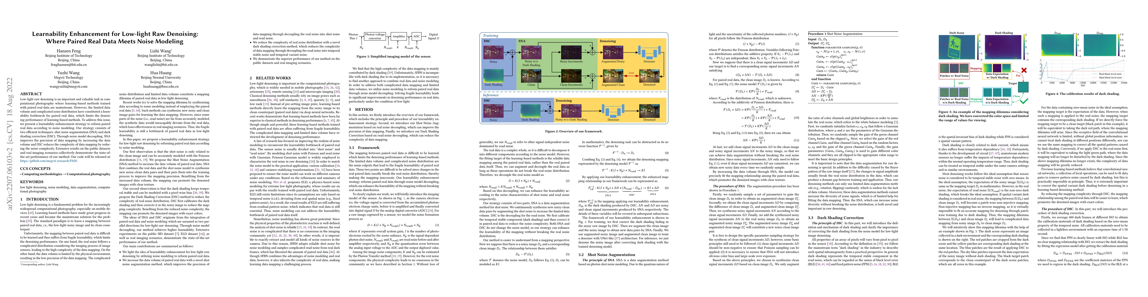 Thumbnail for Learnability Enhancement for Low-light Raw Denoising: Where Paired Real
  Data Meets Noise Modeling