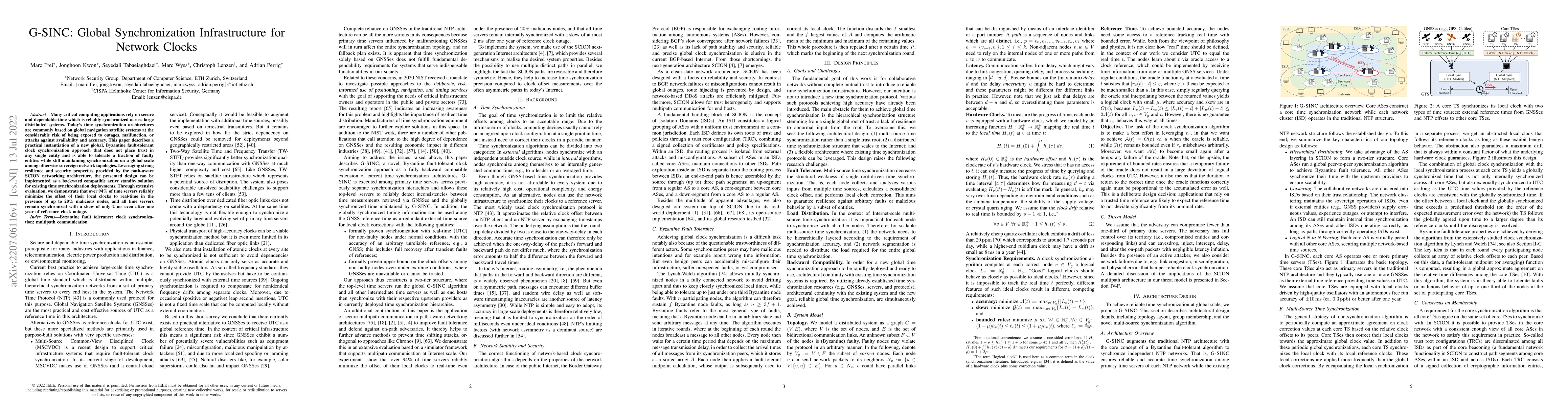 Thumbnail for G-SINC: Global Synchronization Infrastructure for Network Clocks