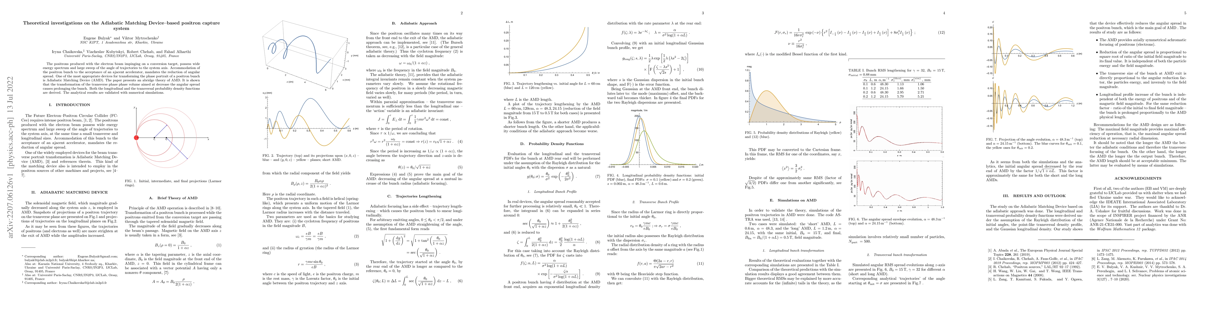 Thumbnail for Theoretical investigations on the Adiabatic Matching Device-based
  positron capture system