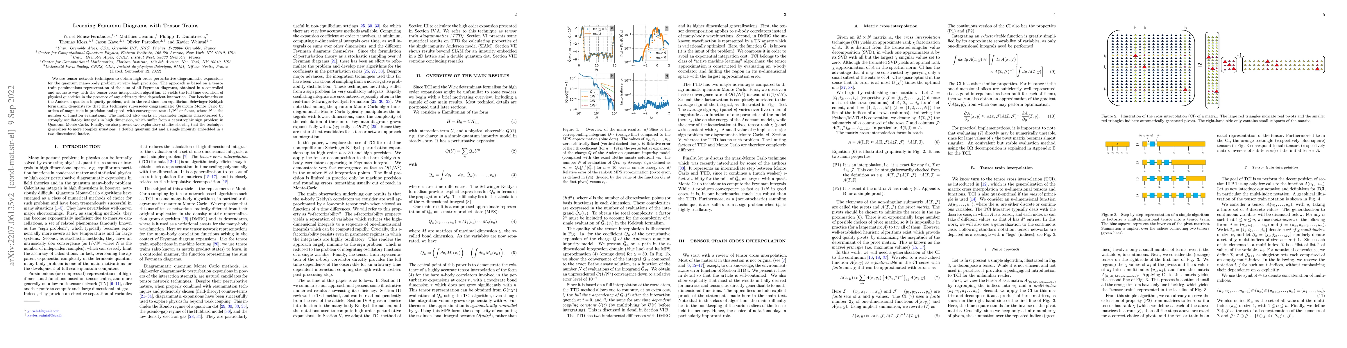 Thumbnail for Learning Feynman Diagrams with Tensor Trains