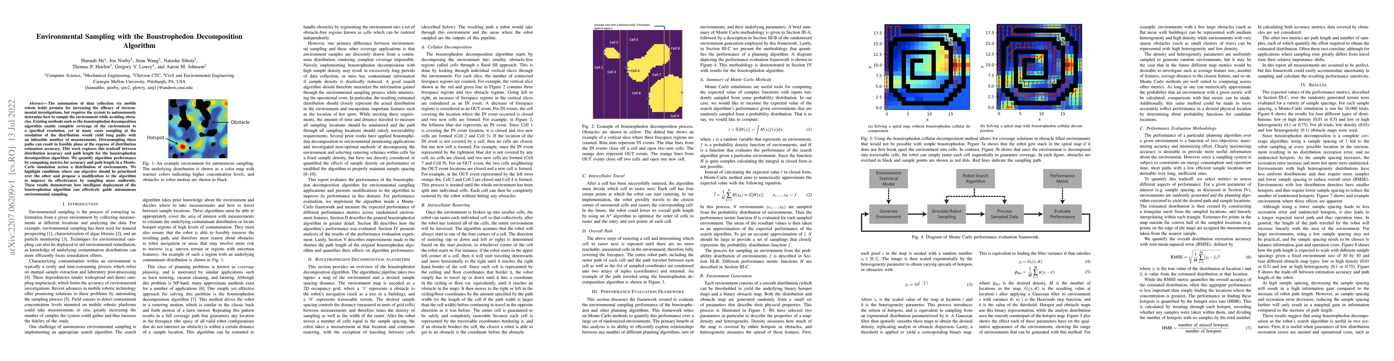 Thumbnail for Environmental Sampling with the Boustrophedon Decomposition Algorithm