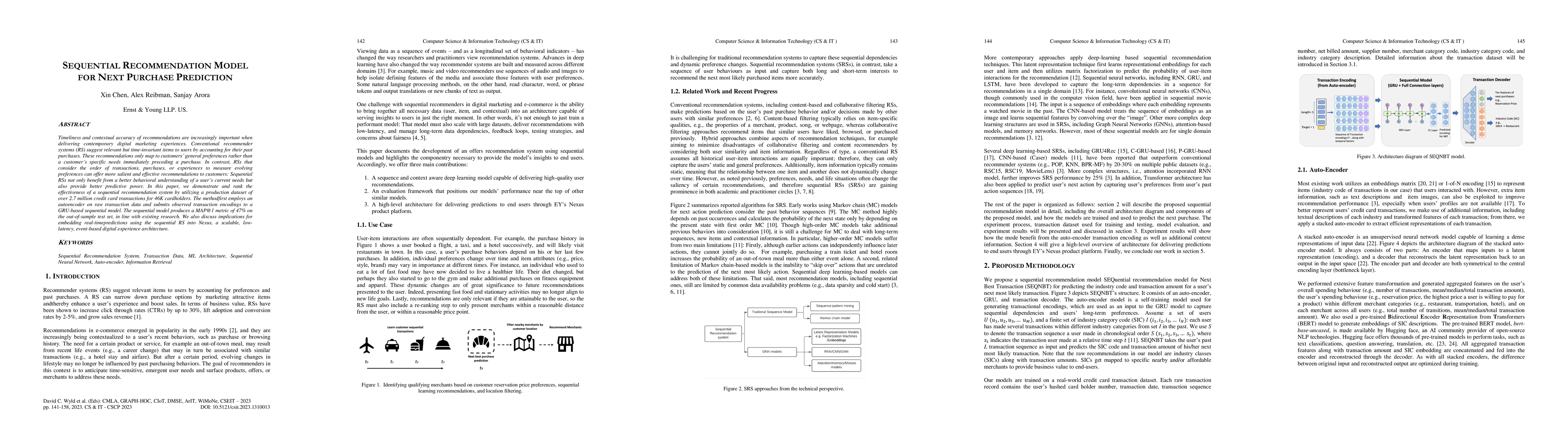 Thumbnail for Sequential Recommendation Model for Next Purchase Prediction