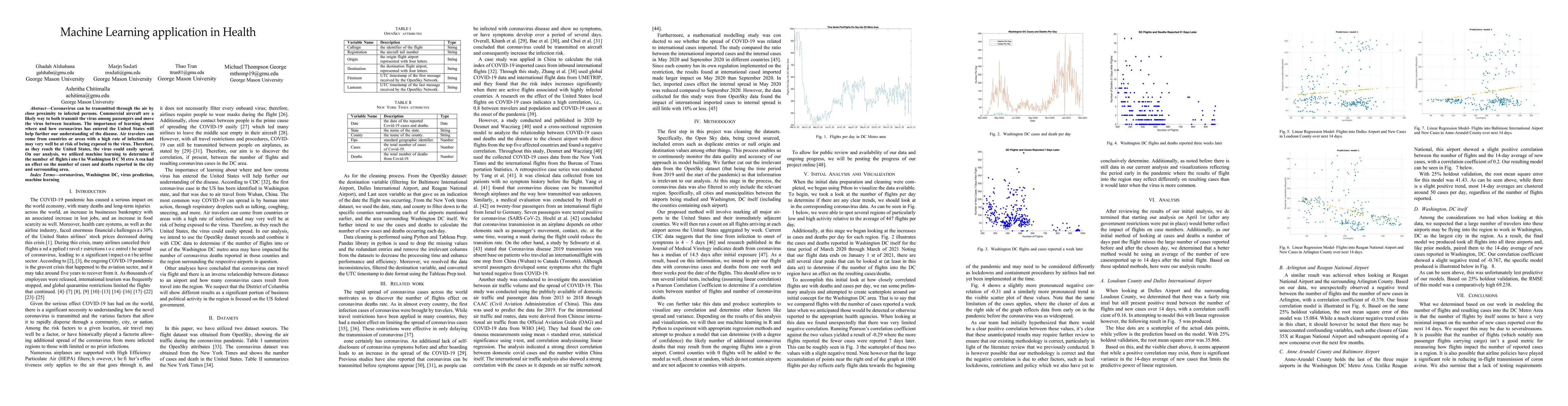 Thumbnail for Machine Learning Application in Health
