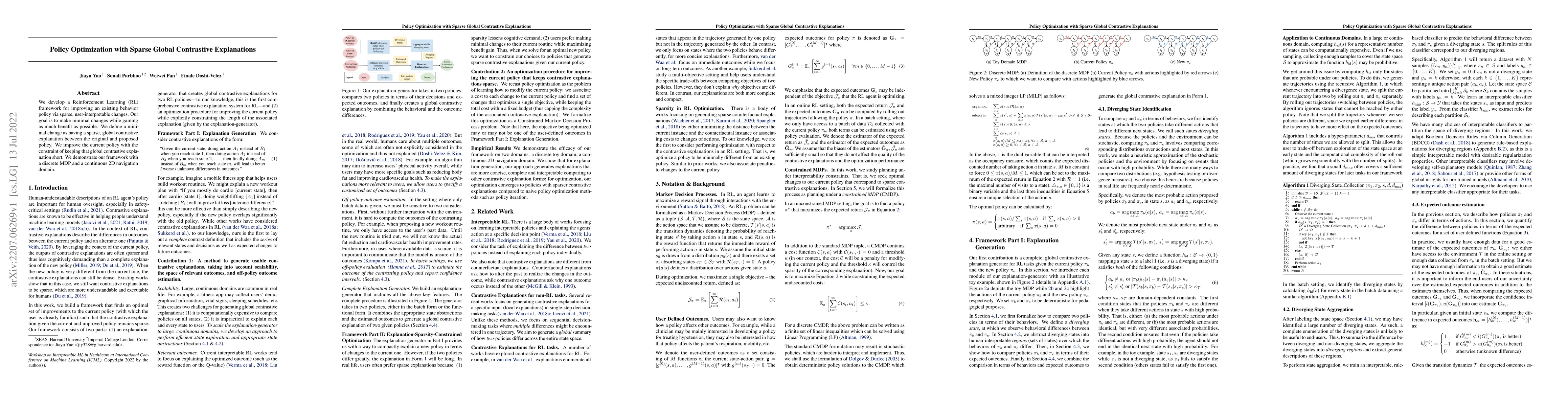 Thumbnail for Policy Optimization with Sparse Global Contrastive Explanations