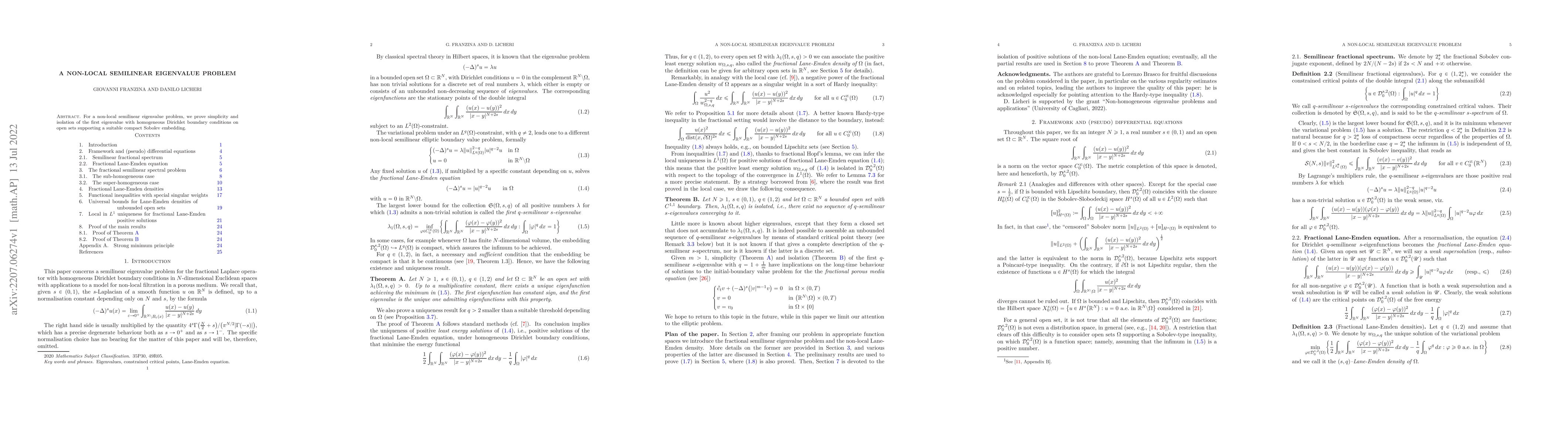 Thumbnail for A non-local semilinear eigenvalue problem