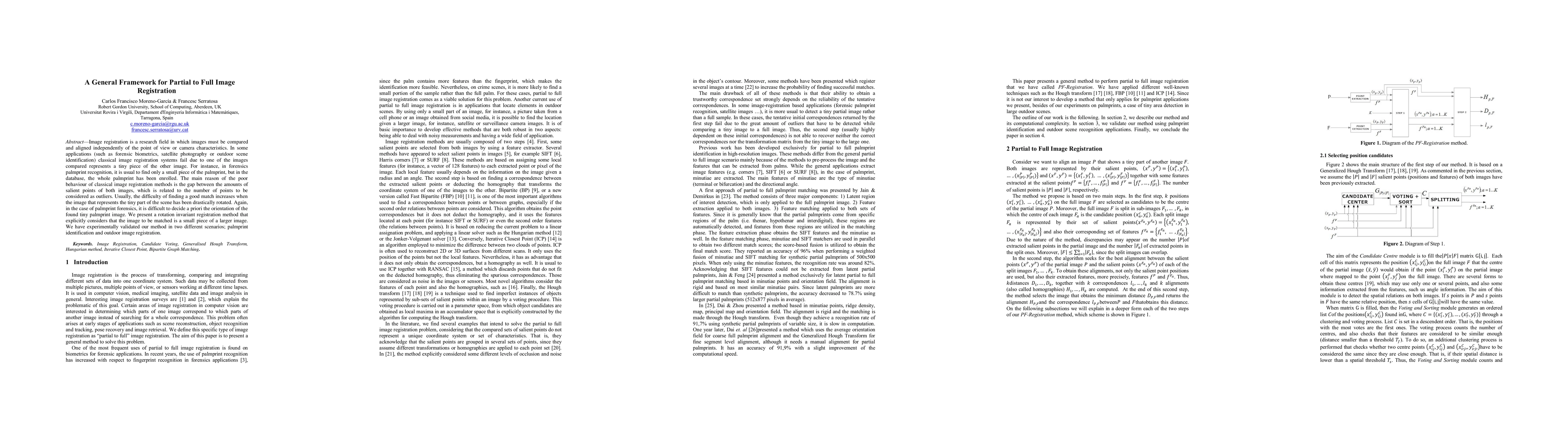 Thumbnail for A General Framework for Partial to Full Image Registration