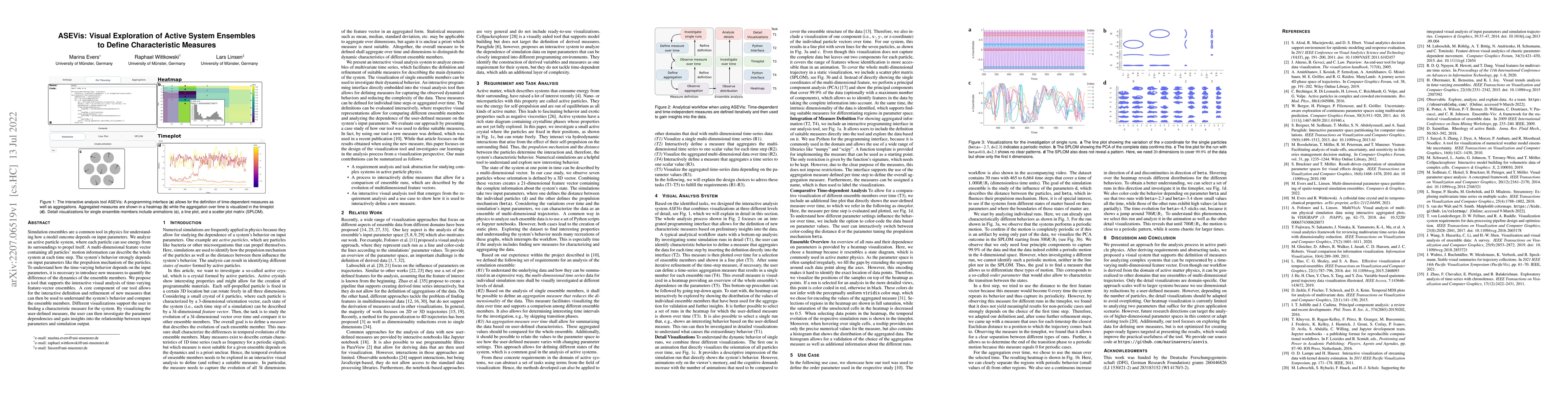 Thumbnail for ASEVis: Visual Exploration of Active System Ensembles to Define
  Characteristic Measures