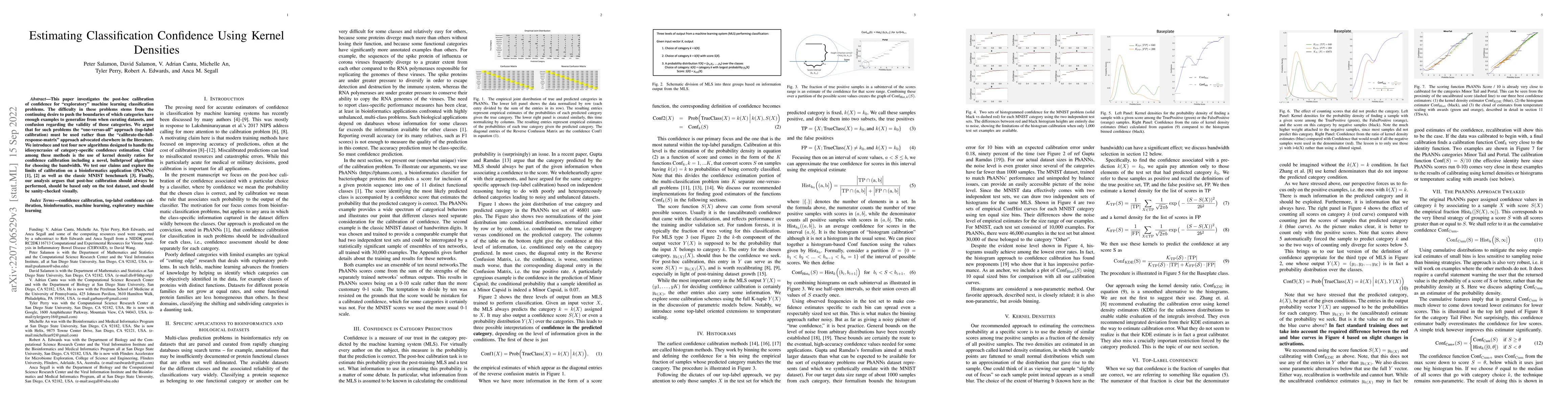 Thumbnail for Estimating Classification Confidence Using Kernel Densities