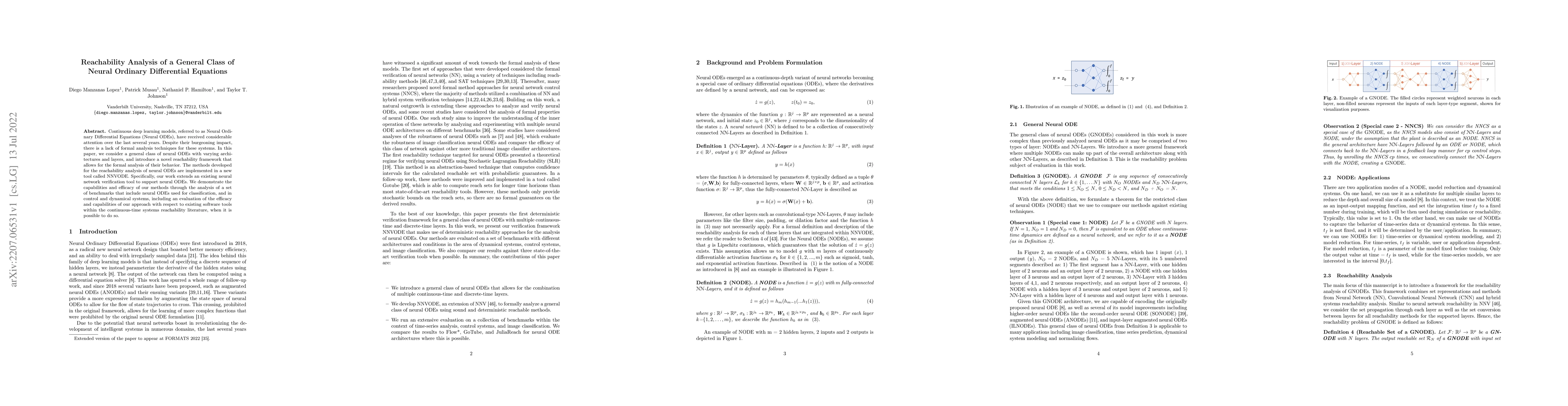 Thumbnail for Reachability Analysis of a General Class of Neural Ordinary Differential
  Equations