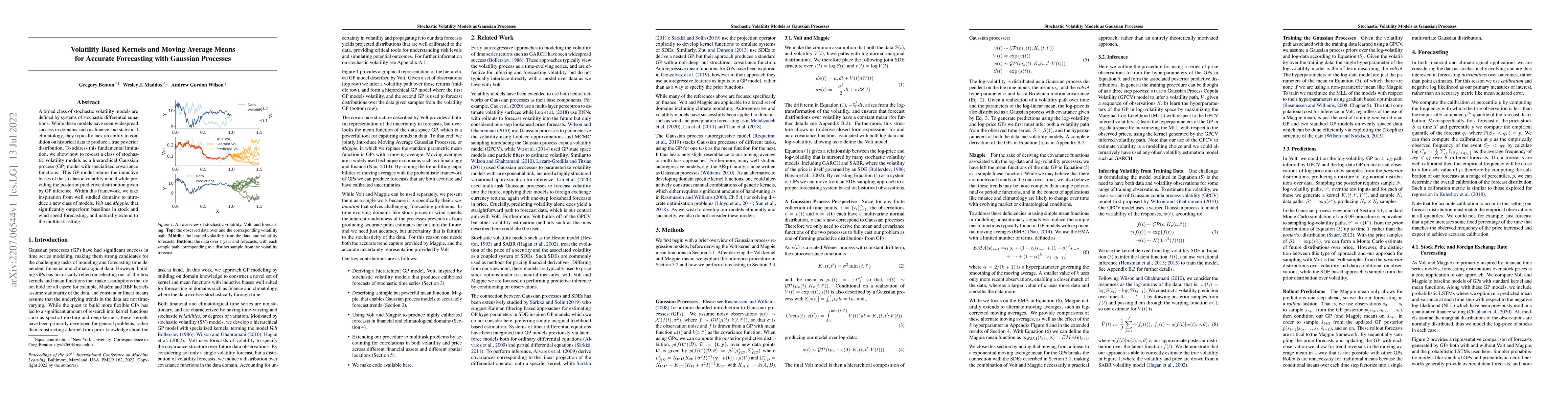 Thumbnail for Volatility Based Kernels and Moving Average Means for Accurate
  Forecasting with Gaussian Processes