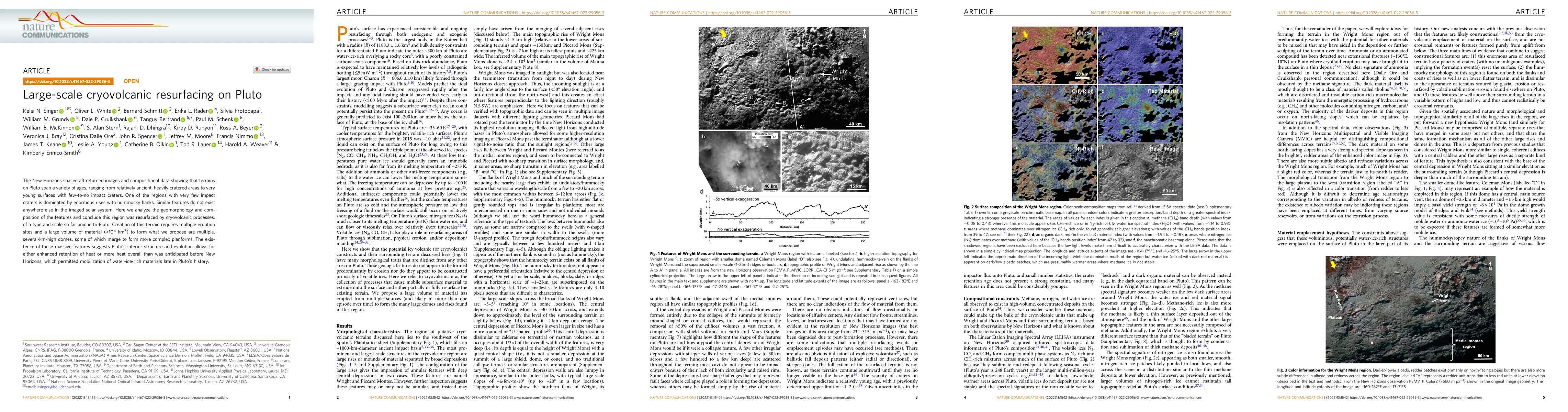 Thumbnail for Large-scale cryovolcanic resurfacing on Pluto