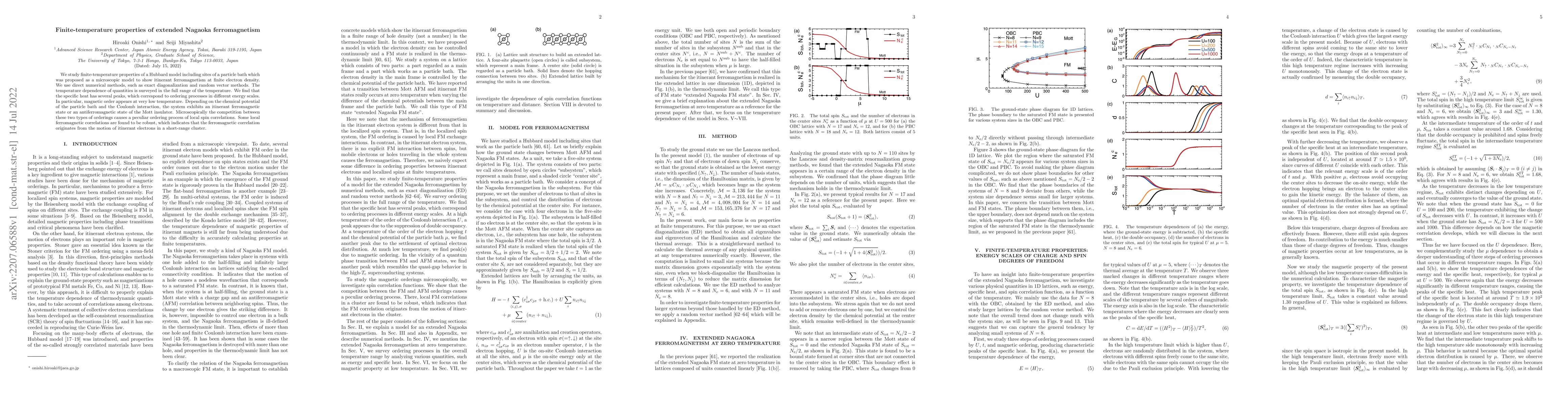Thumbnail for Finite-temperature properties of extended Nagaoka ferromagnetism