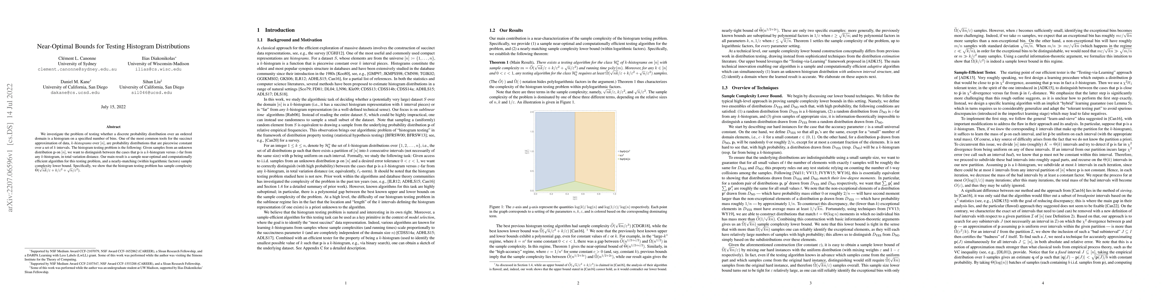 Thumbnail for Near-Optimal Bounds for Testing Histogram Distributions
