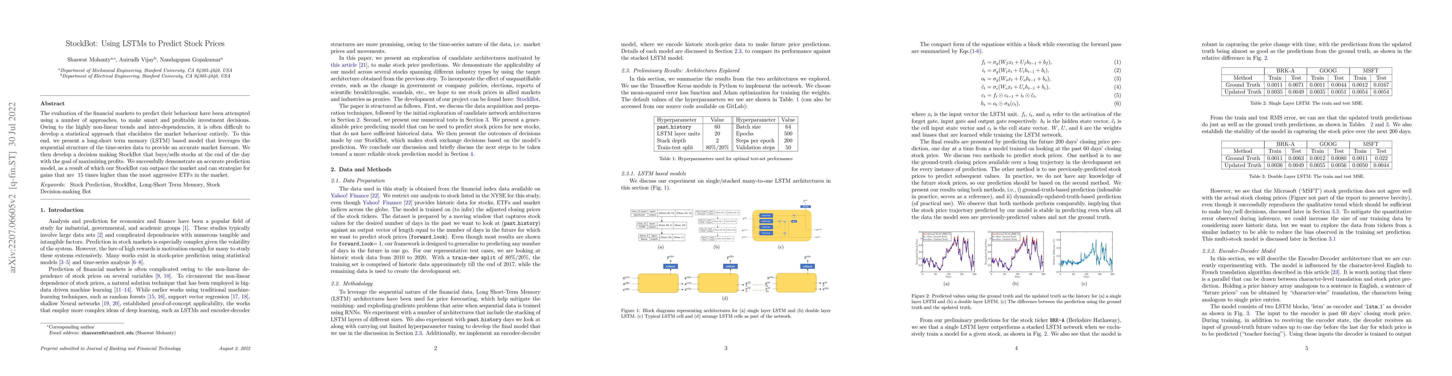 Thumbnail for StockBot: Using LSTMs to Predict Stock Prices