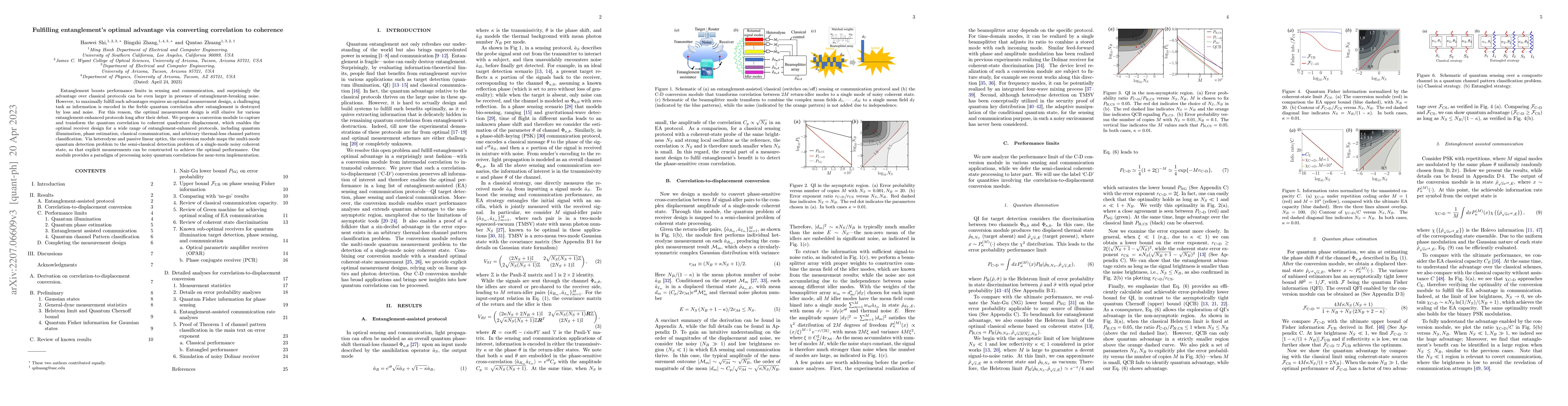 Thumbnail for Fulfilling entanglement's optimal advantage via converting correlation
  to coherence