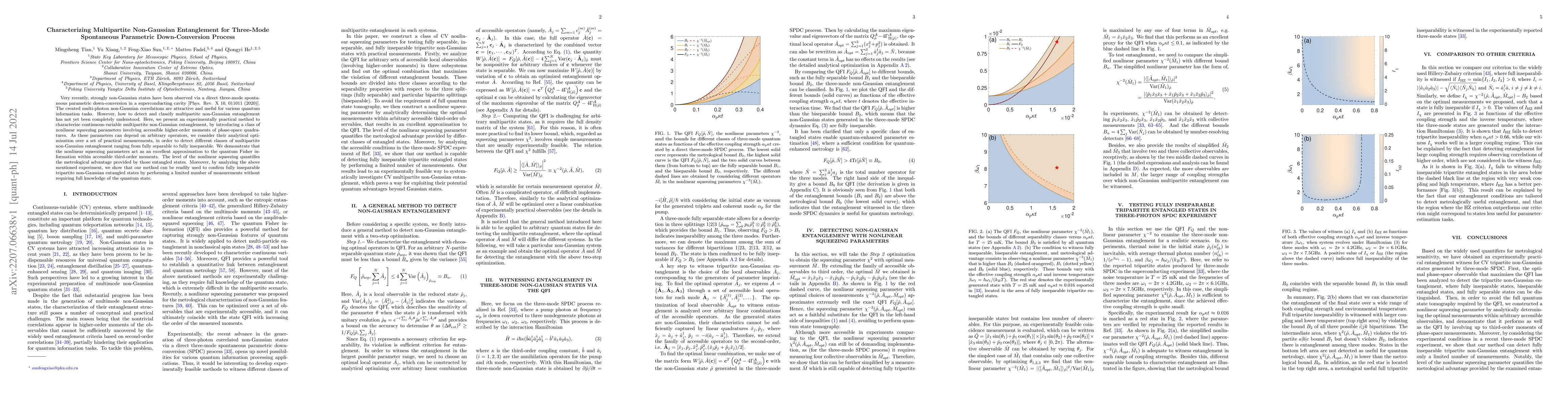 Thumbnail for Characterizing Multipartite Non-Gaussian Entanglement for Three-Mode
  Spontaneous Parametric Down-Conversion Process