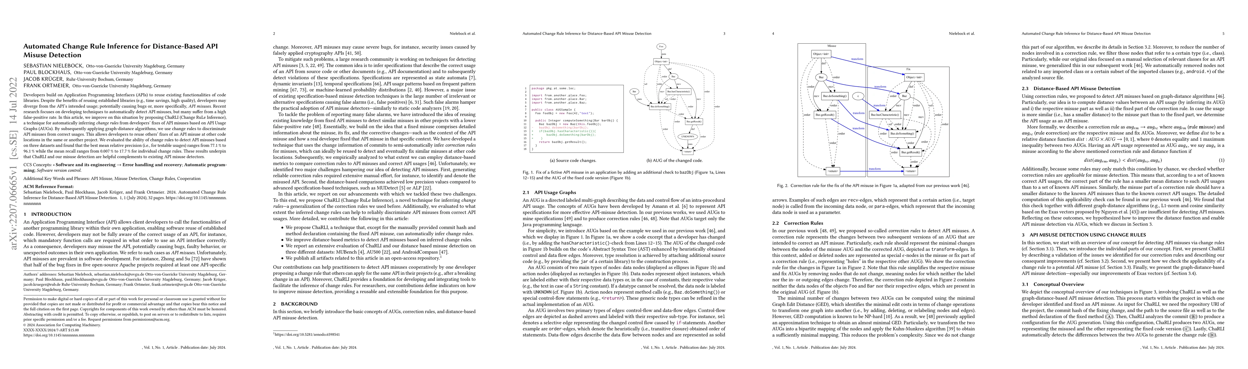 Thumbnail for Automated Change Rule Inference for Distance-Based API Misuse Detection