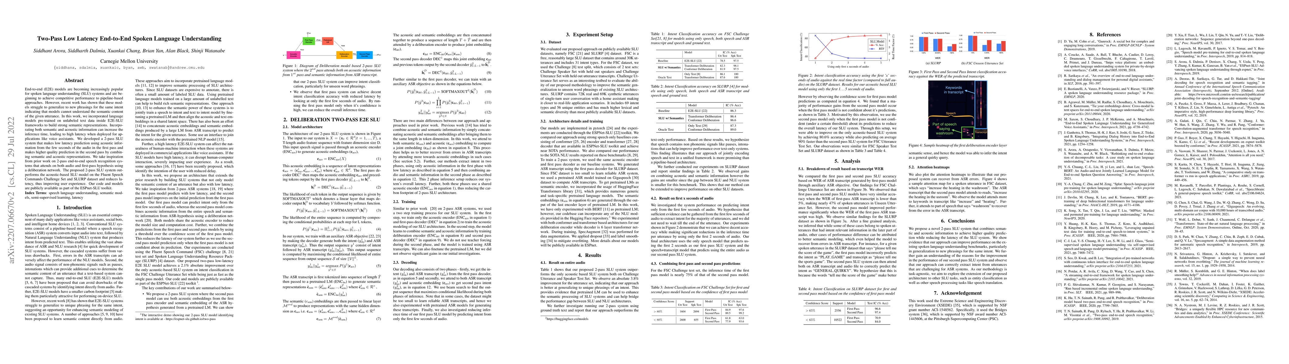 Thumbnail for Two-Pass Low Latency End-to-End Spoken Language Understanding