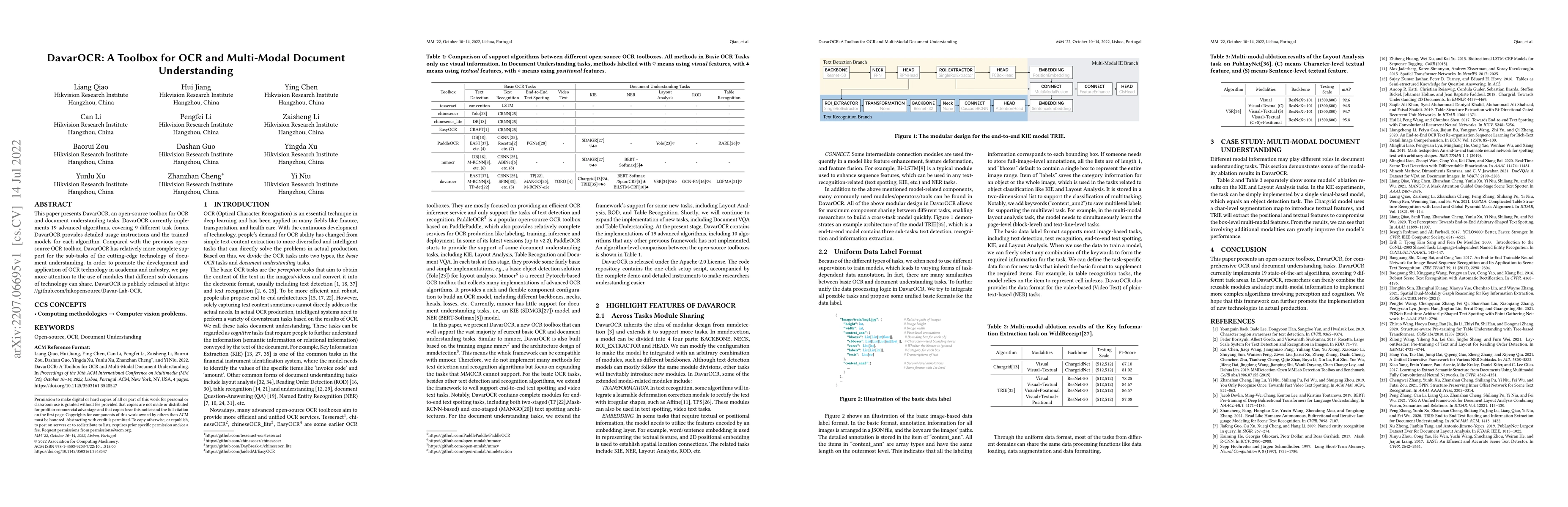 Thumbnail for DavarOCR: A Toolbox for OCR and Multi-Modal Document Understanding