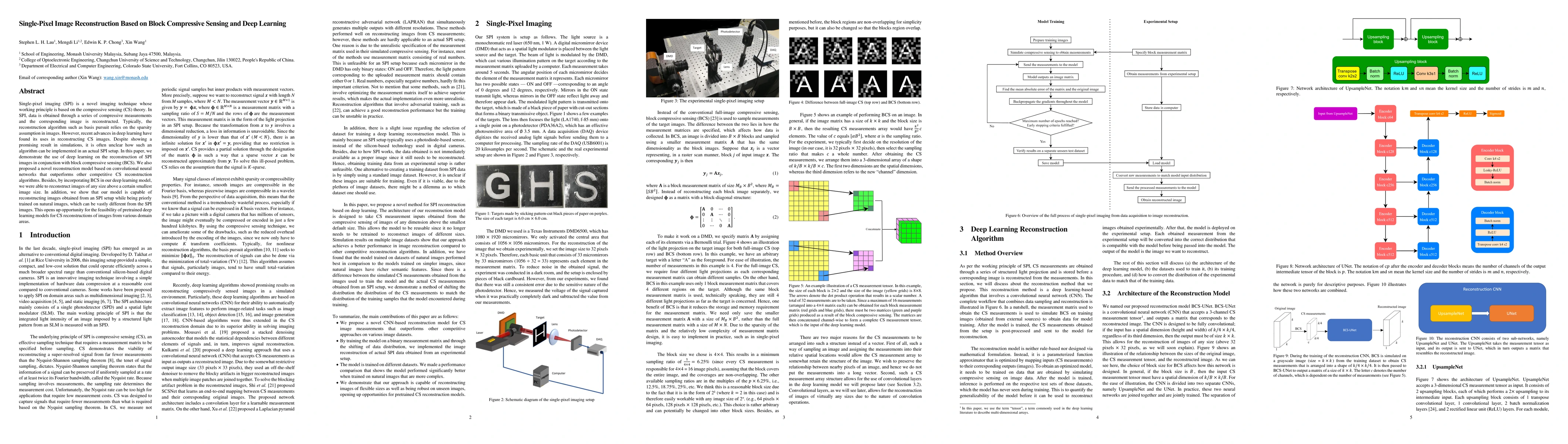 Thumbnail for Single-Pixel Image Reconstruction Based on Block Compressive Sensing and
  Deep Learning