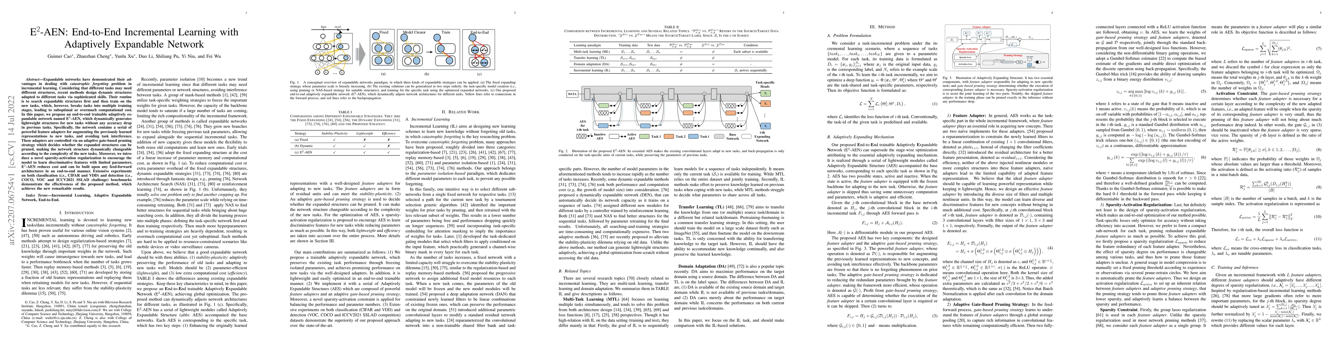 Thumbnail for E2-AEN: End-to-End Incremental Learning with Adaptively Expandable
  Network