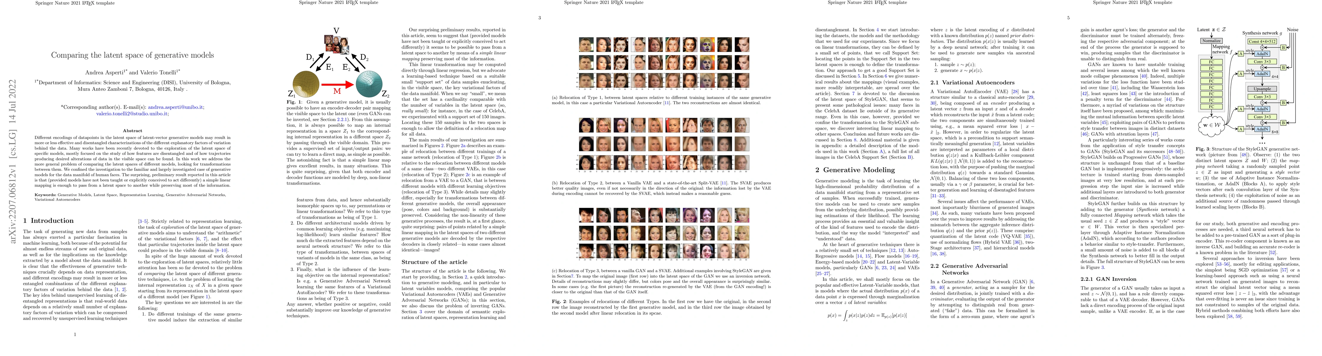 Thumbnail for Comparing the latent space of generative models