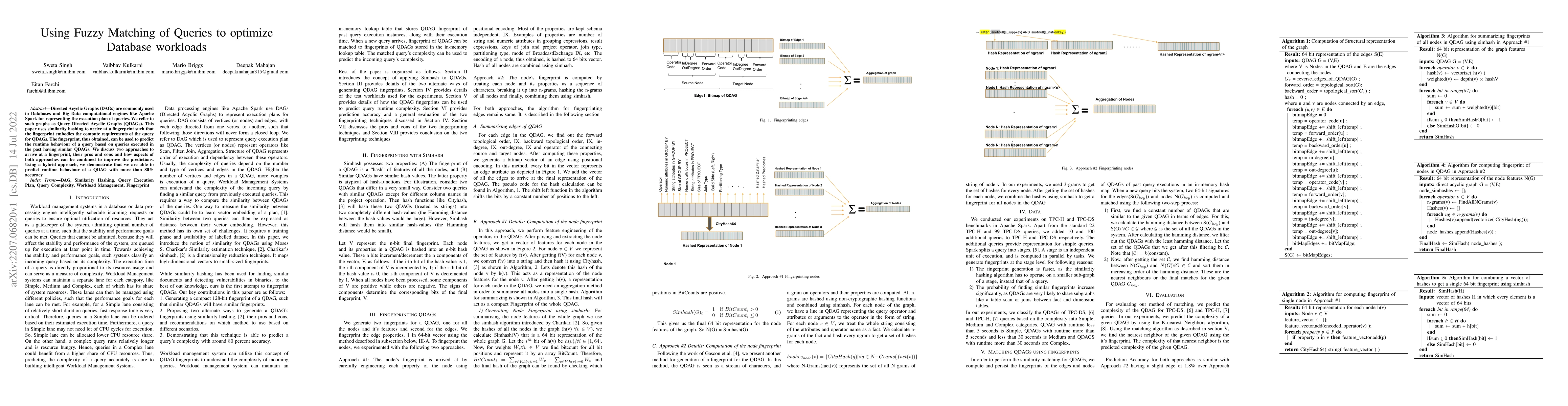 Thumbnail for Using Fuzzy Matching of Queries to optimize Database workloads