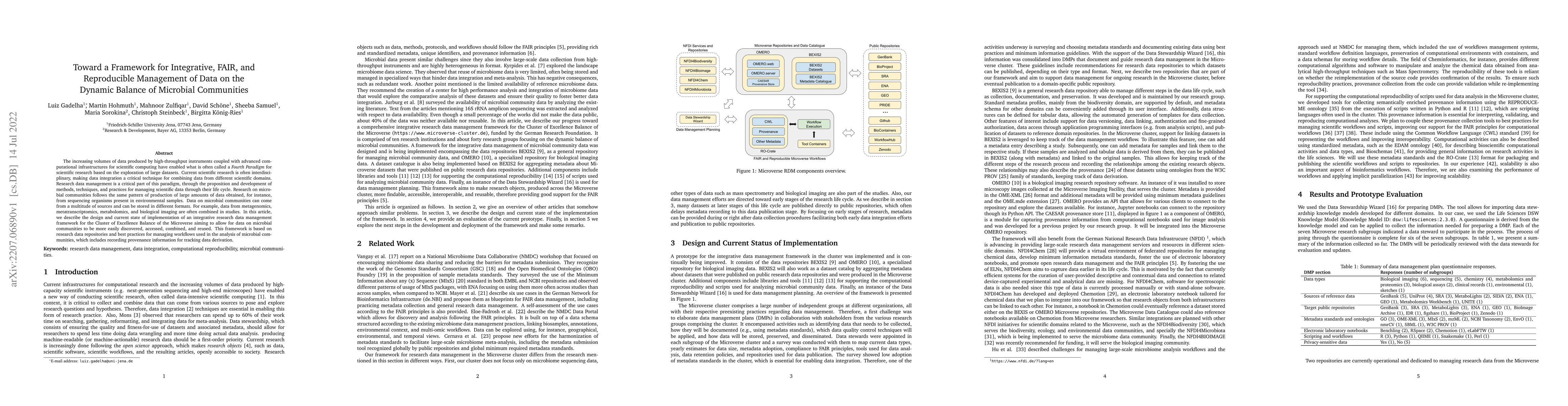 Thumbnail for Toward a Framework for Integrative, FAIR, and Reproducible Management of
  Data on the Dynamic Balance of Microbial Communities
