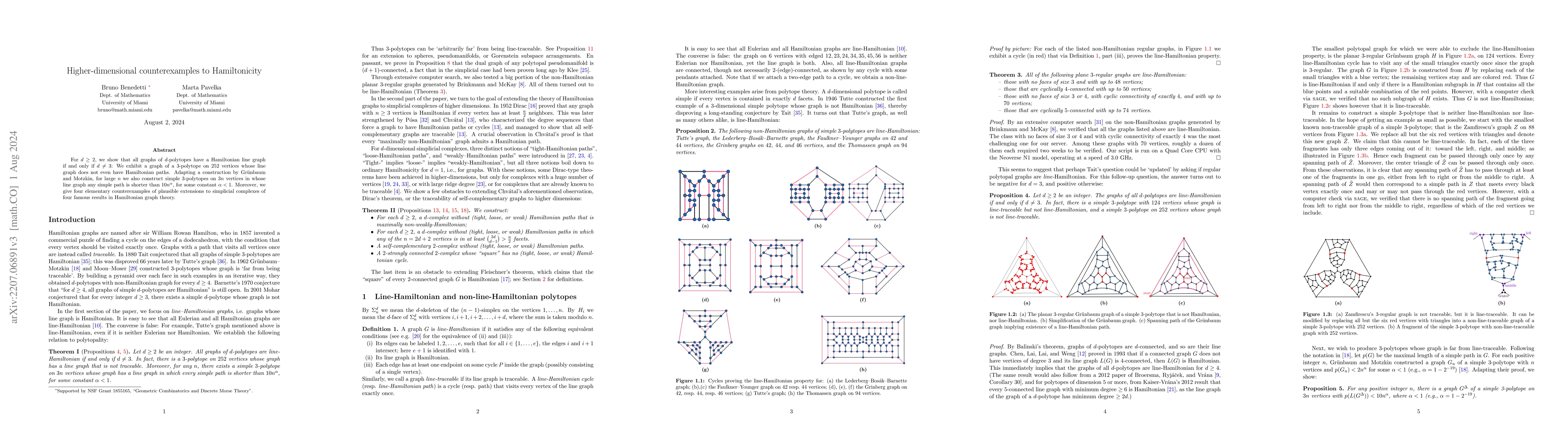 Thumbnail for Higher-dimensional counterexamples to Hamiltonicity