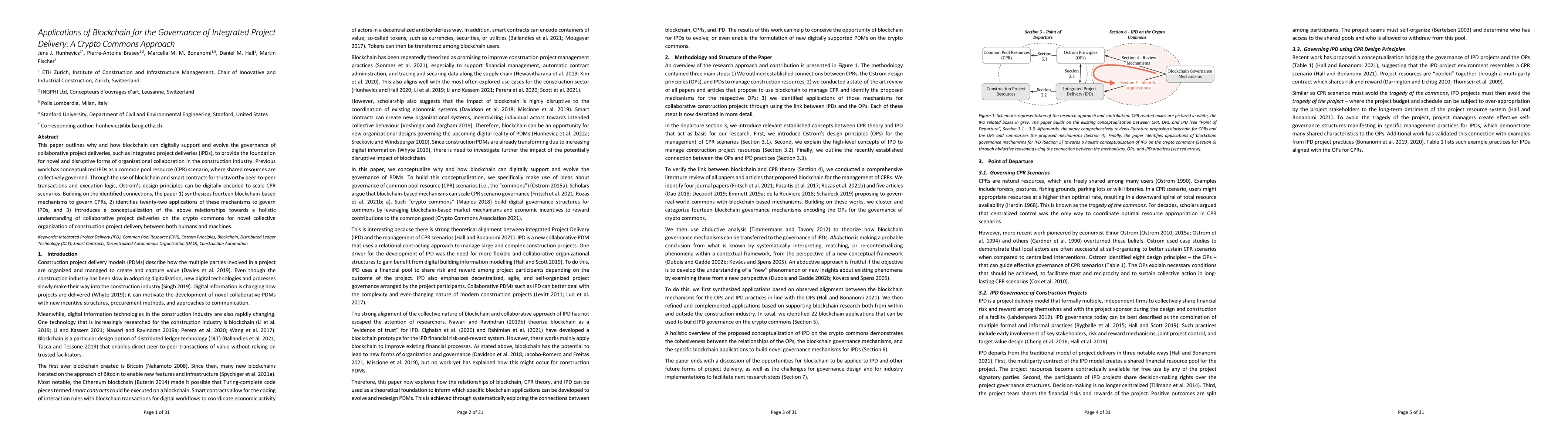 Thumbnail for Applications of Blockchain for the Governance of Integrated Project
  Delivery: A Crypto Commons Approach