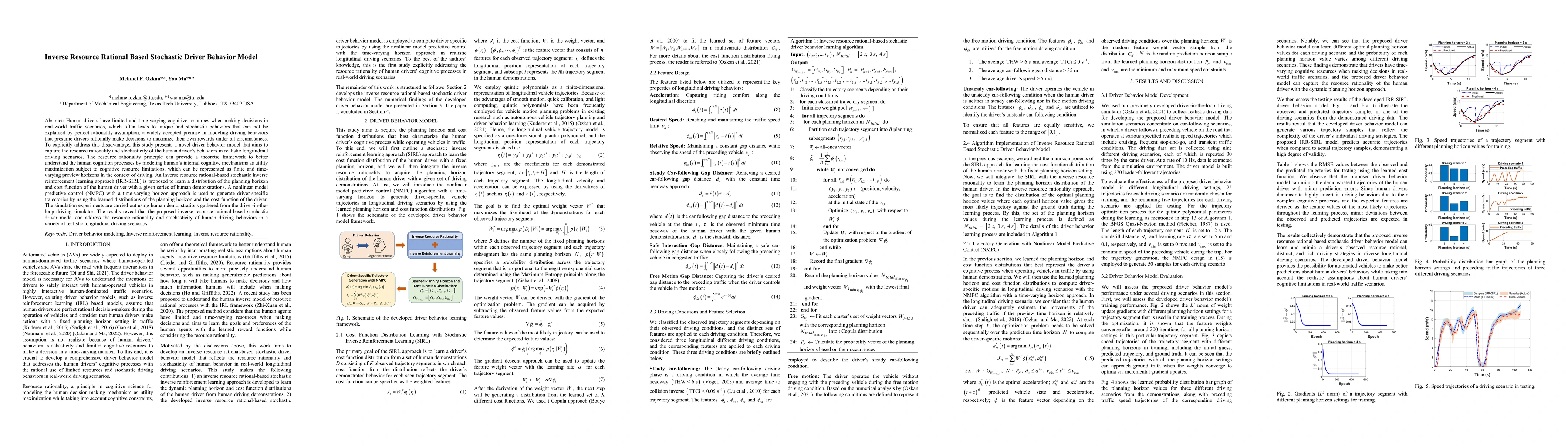 Thumbnail for Inverse Resource Rational Based Stochastic Driver Behavior Model