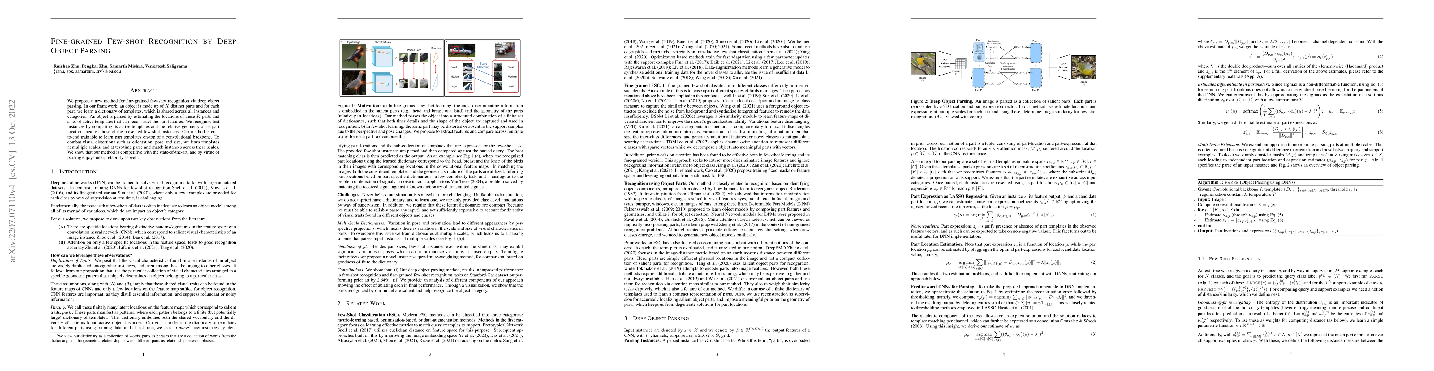 Thumbnail for Fine-grained Few-shot Recognition by Deep Object Parsing