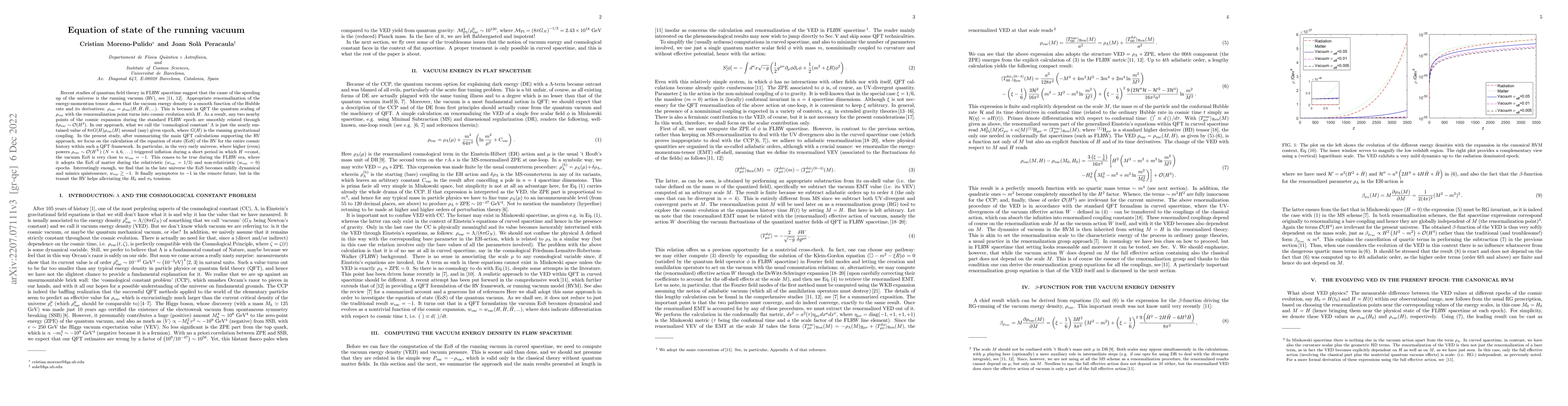 Thumbnail for Equation of state of the running vacuum